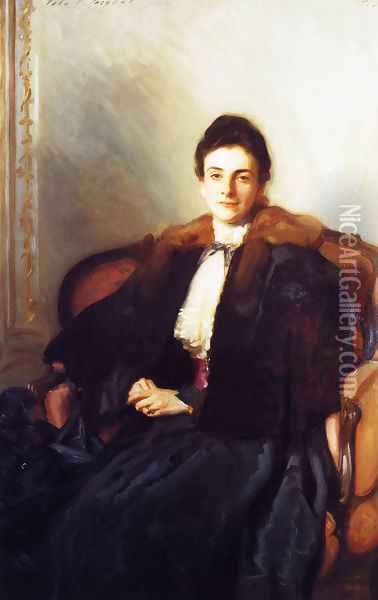 Mrs. Harold Wilson (Anna Margary) Oil Painting - John Singer Sargent
