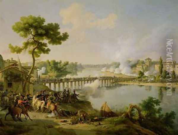 General Bonaparte 1769-1821 Giving Orders at the Battle of Lodi Oil Painting - Louis Lejeune