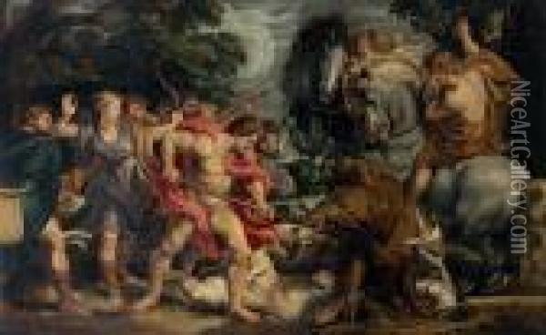 La Chasse De Meleagre Oil Painting - Peter Paul Rubens