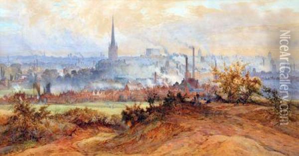 Prospect Of Norwich Oil Painting - Charles Earle