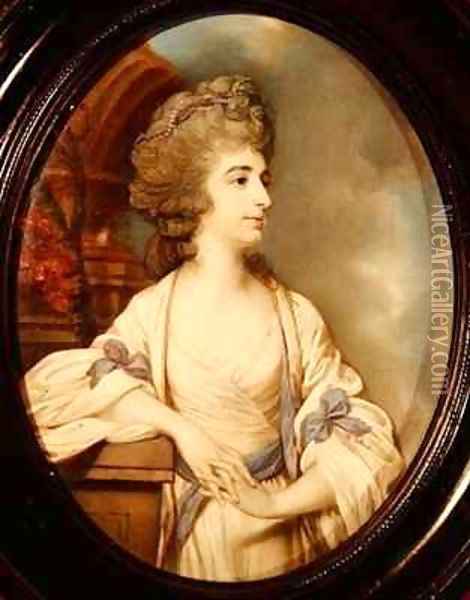 Portrait of Sarah Siddons 1755-1831 Oil Painting - Richard Crosse
