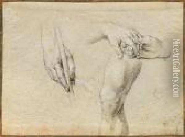 Hand And Leg Studies Oil Painting - Philippe de Champaigne