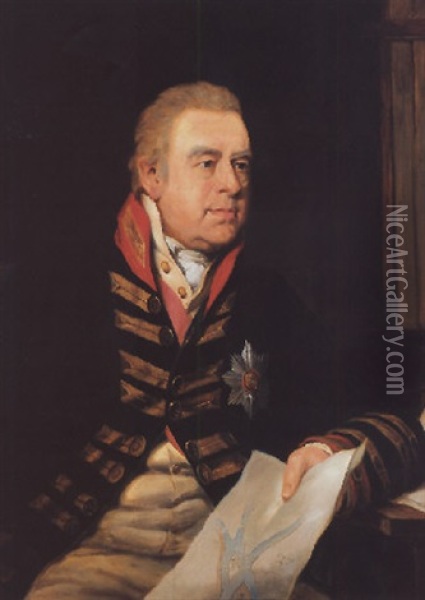 Portrait Of Sir Joseph Banks Oil Painting - Thomas Phillips