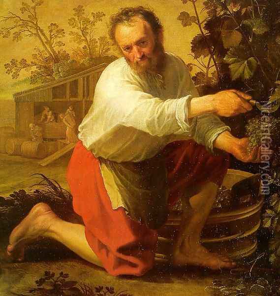 The Grape Grower 1628 Oil Painting - Jacob Gerritsz. Cuyp