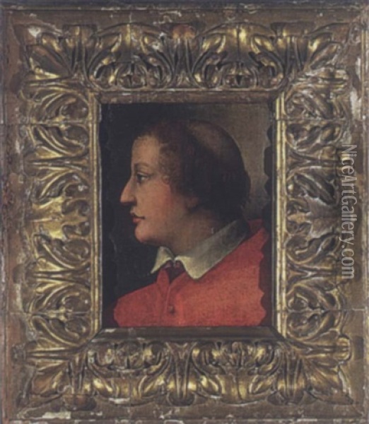 Profilportrat Eines Jungen Monches Mit Tonsur Oil Painting -  Bronzino