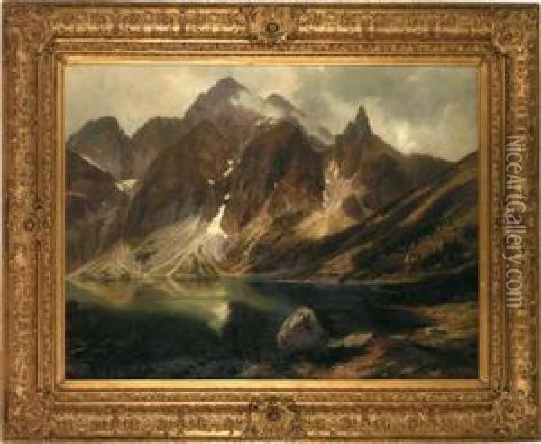 Landschaftsmalerei Oil Painting - Alois Kirnig