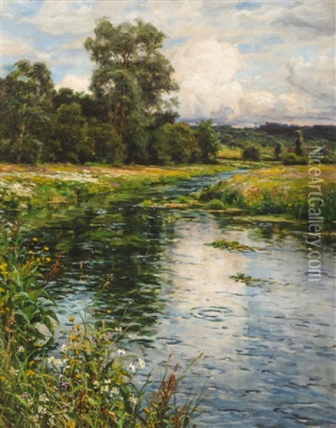 A Quiet Afternoon Oil Painting - Louis Aston Knight