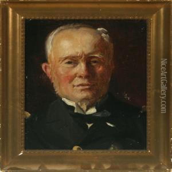 Rear-admiral Carladolph Bruun Oil Painting - Michael Ancher