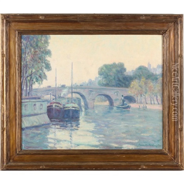 Paris Oil Painting - Frank Milton Armington