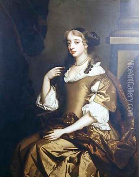 Louise de Penacoet de Kerouaille 1649-1734 Duchess of Portsmouth Oil Painting - Sir Peter Lely