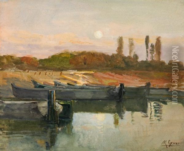 Lido Di Venezia Oil Painting - Marie Egner