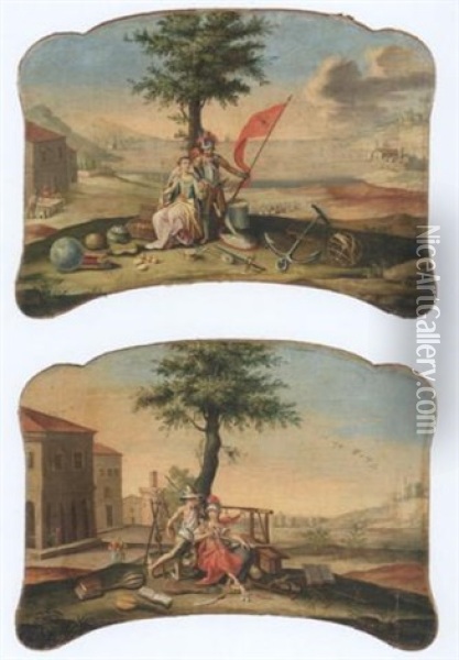 Allegoria Della Francia Oil Painting - Jan Sadeler I