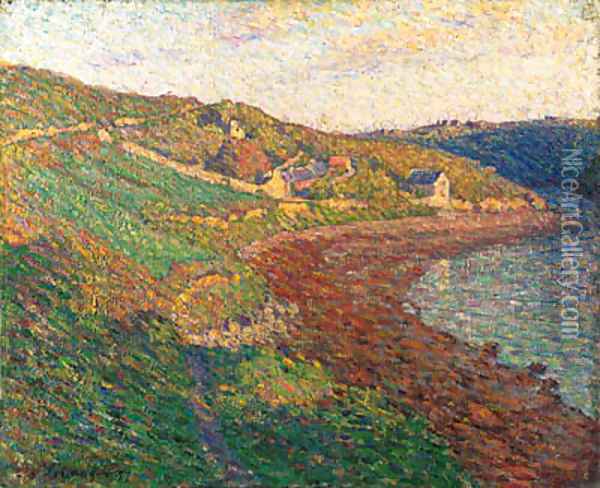 Le chteau - paysage en Bretagne Oil Painting - Henri Lebasque
