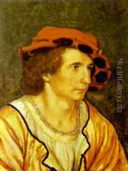 Portrait Of A Man Supposedly Anton The Good Duke Of Lorraine Oil Painting - Hans Holbein the Younger
