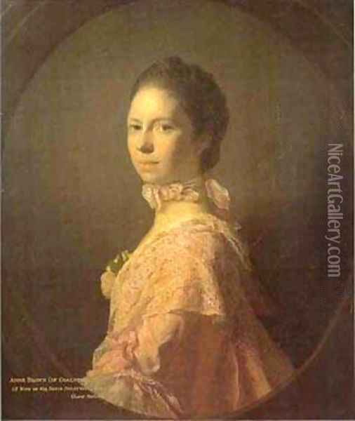 Portrait Of Anne Brown 1763 Oil Painting - Allan Ramsay