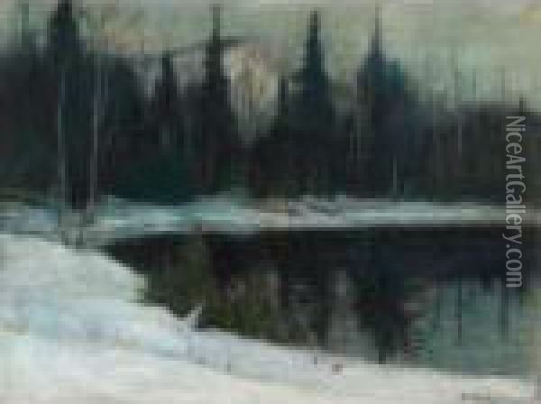 The North River Oil Painting - Maurice Galbraith Cullen