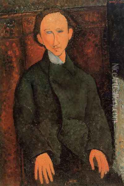 Portrait of Pinchus Kremenge Oil Painting - Amedeo Modigliani