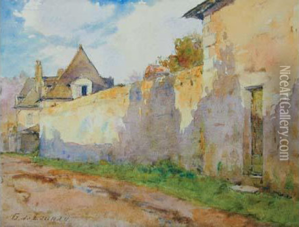 Mur Ombrage Oil Painting - Gustave De Launay