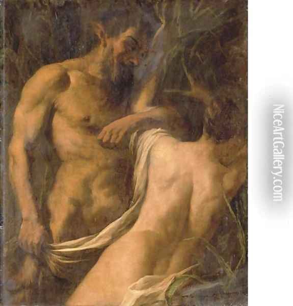Pan and Syrinx Oil Painting - Sebastiano Ricci