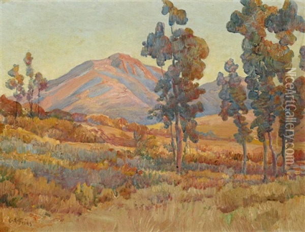 San Miguel From Spring Valley Oil Painting - Charles Arthur Fries