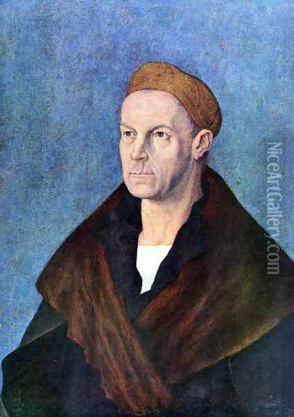 Portrait of Jakob Fugger 'the Rich' Oil Painting - Albrecht Durer