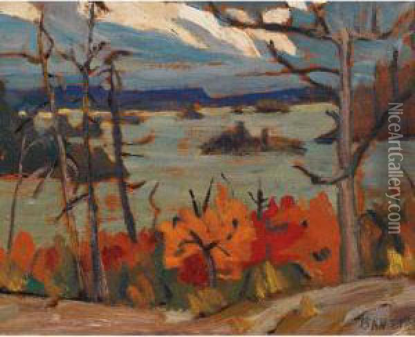 The Freddy Channel, Georgian Bay Oil Painting - Frederick Grant Banting