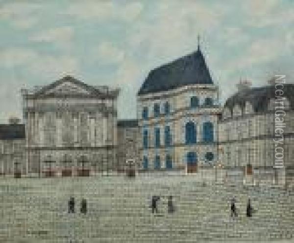 Le Chateau De Versailles Oil Painting - Louis Vivin