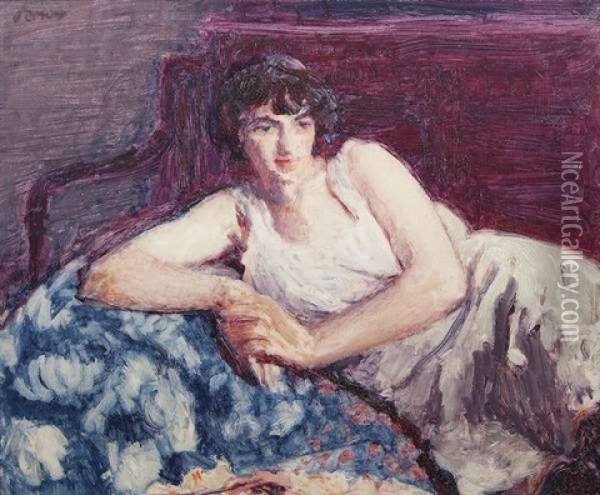 Etude De Femme Oil Painting - Roderic O'Conor