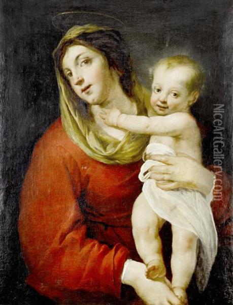 The Madonna And Child Oil Painting - Jacques Blanchard