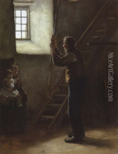 The Belfry Oil Painting - Henry John Dobson