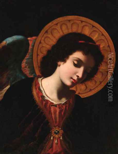 The Archangel Gabriel Oil Painting - Francesco Curradi