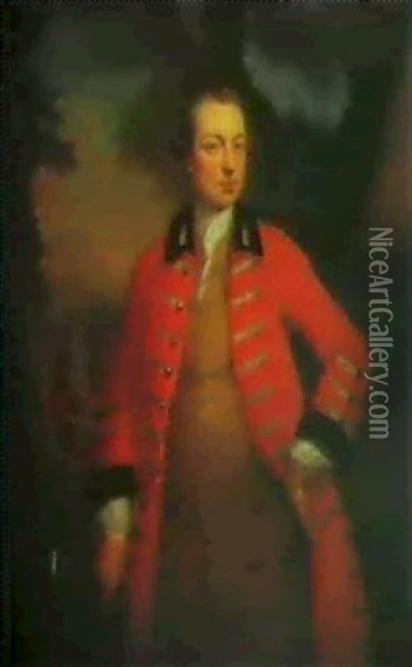 Portrait Of John 1st Baron Wodehouse (1741-1834) Oil Painting - Thomas Bardwell