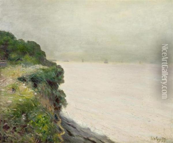 Langland Bay Oil Painting - Alfred Sisley