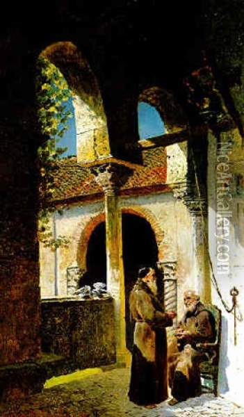 Santa Fosco, Torcello Oil Painting - Ludwig Dittweiler