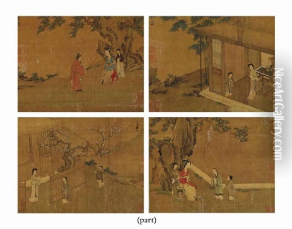 Sans Titre (album W/ 10 Works) Oil Painting -  Zhao Yong