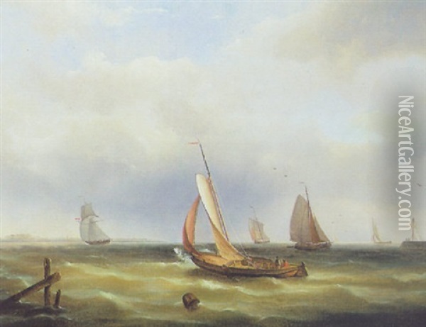 Marine Oil Painting - Pieter Hendrik Thomas