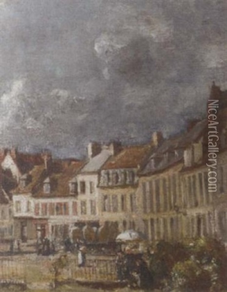 Montreuil Oil Painting - Frederick Brown