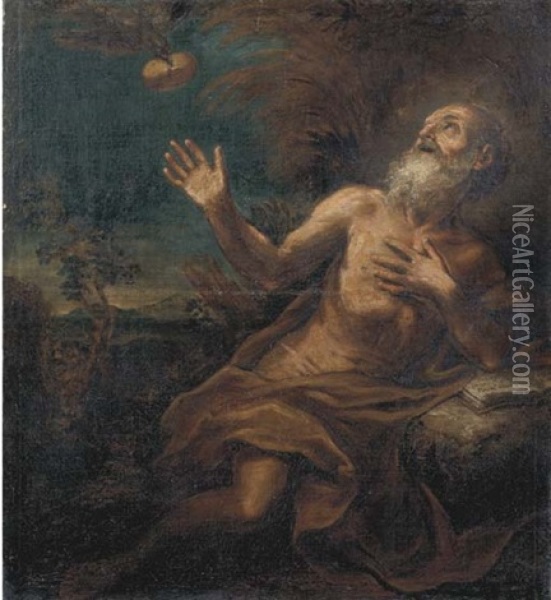 San Paolo Eremita (?) Oil Painting - Sebastiano Ricci