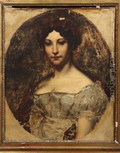 Portrait De Madame Jarre Oil Painting - Pierre-Paul Prud'hon