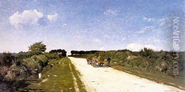 Road to Concarneau 1880 Oil Painting - William Lamb Picknell