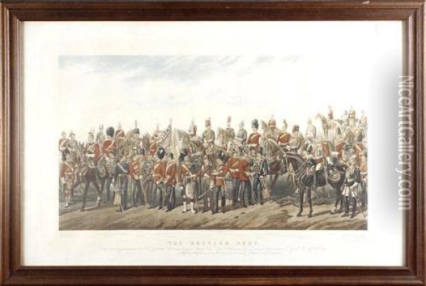 The British Army; The Royal Navy Oil Painting - Orlando Norie