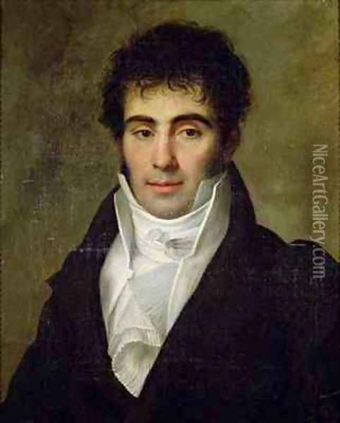 Portrait of Antoine Scipion Perier 1776-1821 Oil Painting - Jean Baptiste Francois Desoria