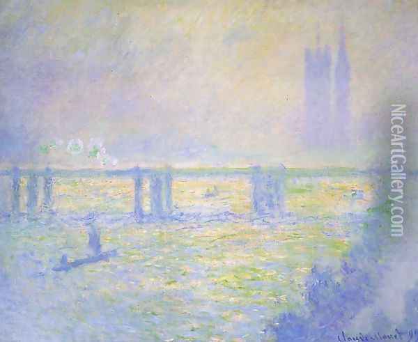 Charing Cross Bridge6 Oil Painting - Claude Oscar Monet