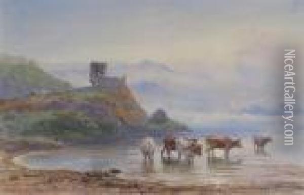 Dunolly Castle, Oban Oil Painting - Henry Moore