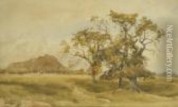 Beeston Castle Oil Painting - Thomas Collier