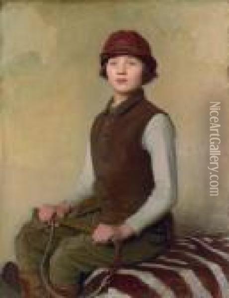The Saddler's Daughter Oil Painting - George Spencer Watson