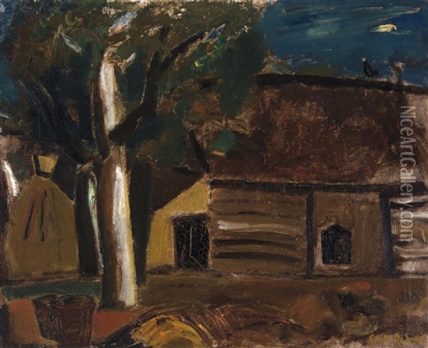 The Stable (1934) Oil Painting - Gustave De Smet
