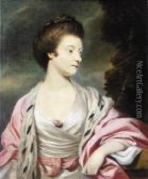 Elizabeth Oil Painting - Sir Joshua Reynolds