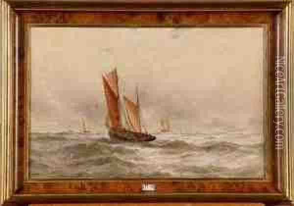 Marine Oil Painting - George Stanfield Walters