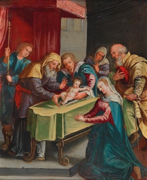 The Adoration Of The Child Oil Painting - Hans Rottenhammer the Elder